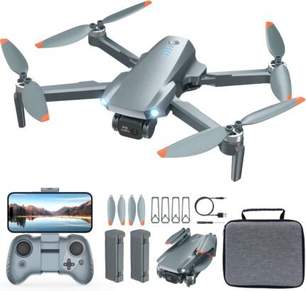 Drone With Camera 1080P for Kids And Adults, RC Quadcopter with Altitude Hold, Mini Drone With One Key Start, Waypoint Fly, Headless Mode, 3D Flip, 3 Speeds, Remote Control Drone for Beginners