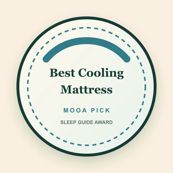 MOOA cooling mattress guide badge